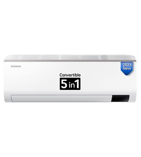 Samsung 1 Ton 3 Star Inverter Split Ac (Copper, Convertible 5-In-1 Cooling Mode, Easy Filter Plus (Anti-Bacteria), 2023 Model Ar12Cylzabe White)