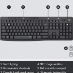 Logitech MK295 Wireless USB Keyboard and Mouse Set