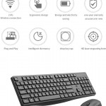 HP CS10 Wireless Multi-Device Bluetooth Keyboard and Mouse Set