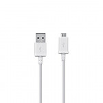 Samsung Charge Adapter with 5 Ft USB Sync Charging Cable - Non-Retail Packaging - White