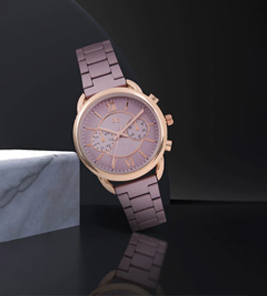 Women Mauve Analogue Watch