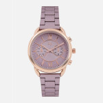 Women Mauve Analogue Watch