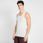 MODERN CLASSIC Men White Pack of 3 Innerwear Vests 8820