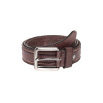 Men Brown Solid Leather Belt