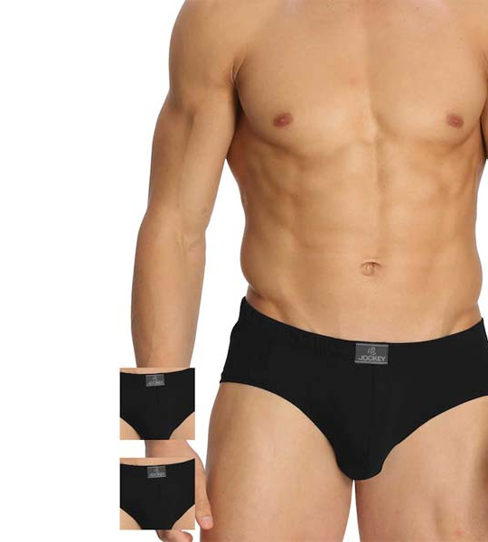 Men Pack of 3 Black Briefs