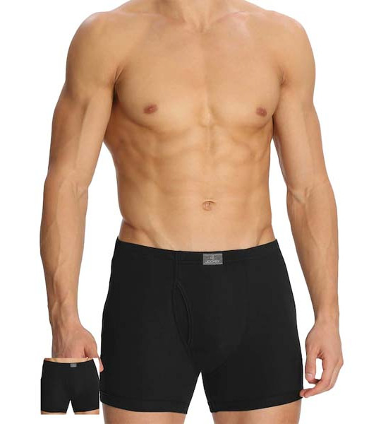 Men Pack of 2 Black Boxer Briefs