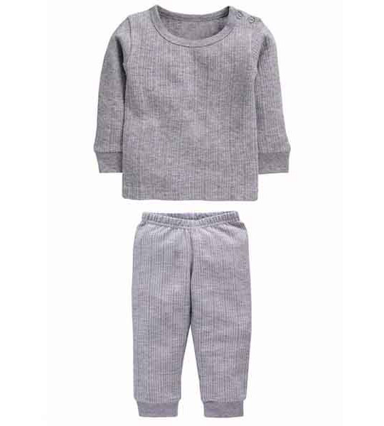 "Neva Kids Unisex Winter Wear Thermal Upper and Lower Body Warmer Set "