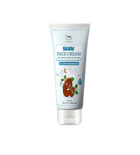 Unisex Kids White Baby Face Cream- 50g