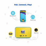 PlayBees Play & Learn Kids Speaker with Preloaded Rhymes, Stories and Songs