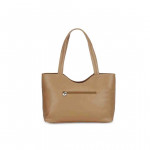 Brown & Beige Shoulder Bag With Wallet