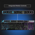 Zebronics Zeb-War Gaming Keyboard and Mouse Combo (Gold Plated USB, Braided Cable)