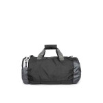 Unisex Black & Grey Colourblocked Training Duffel Bag