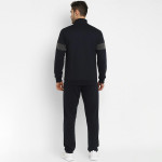 Men Navy Blue & Grey Track Suit