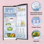 Samsung 183 L 4 Star Inverter Direct-Cool Single Door Refrigerator (RR20C1724CR/HL, Red, Camellia Purple)