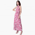 Women Floral Print Maxi Dress